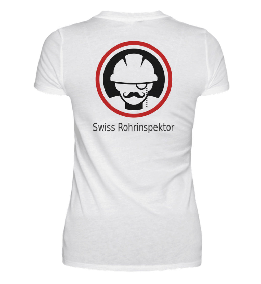 Swiss Rohr Inspektor - Women V-Neck ShirtThis cool design is a great alternative to the everyday standard. This women v-neck shirt is also perfect as a gift. T.O.S. stands for high quality goods at the highest level. Productdetails: * Women V-Neck Shirt *