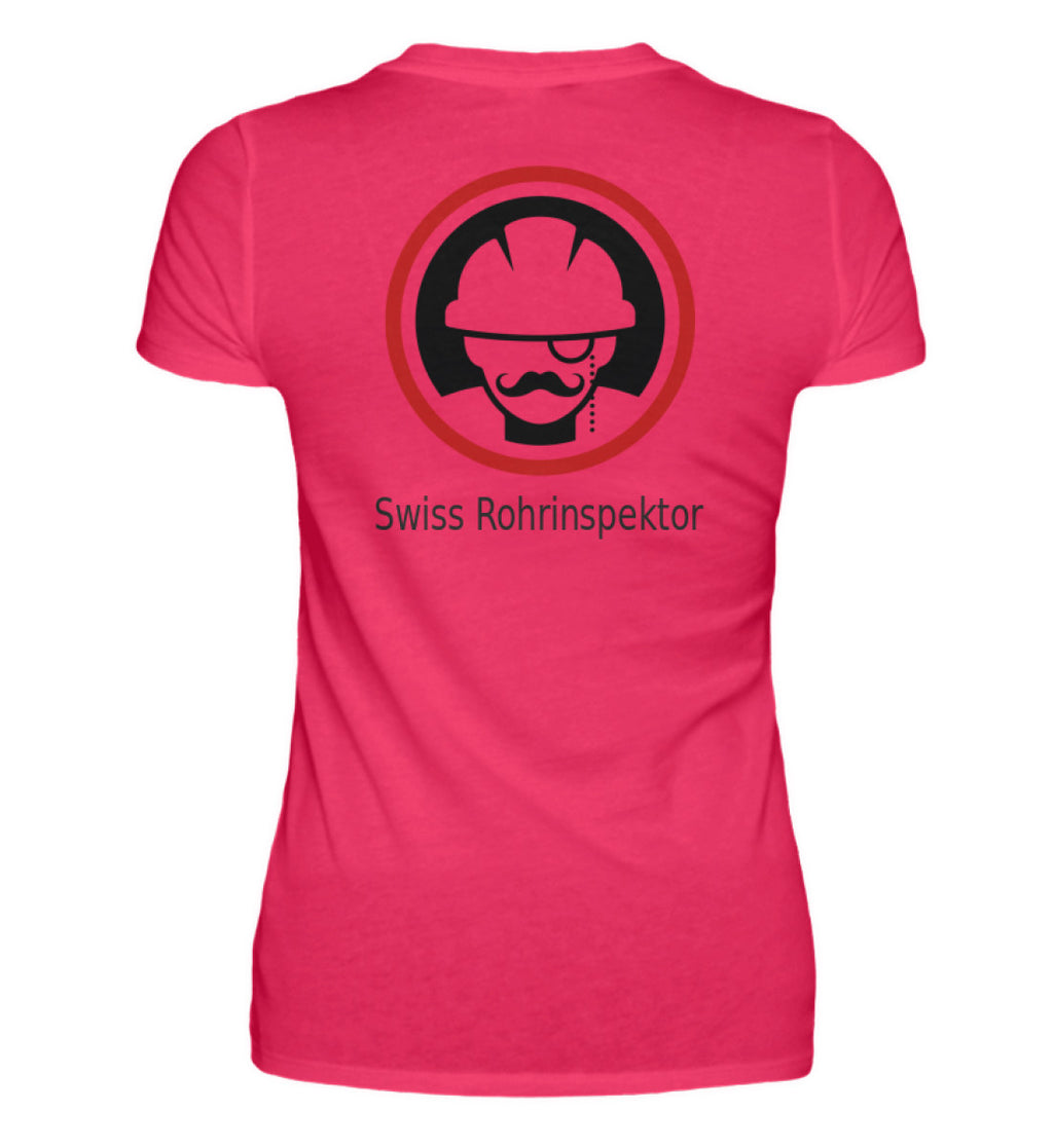 Swiss Rohr Inspektor - Women V-Neck ShirtThis cool design is a great alternative to the everyday standard. This women v-neck shirt is also perfect as a gift. T.O.S. stands for high quality goods at the highest level. Productdetails: * Women V-Neck Shirt *