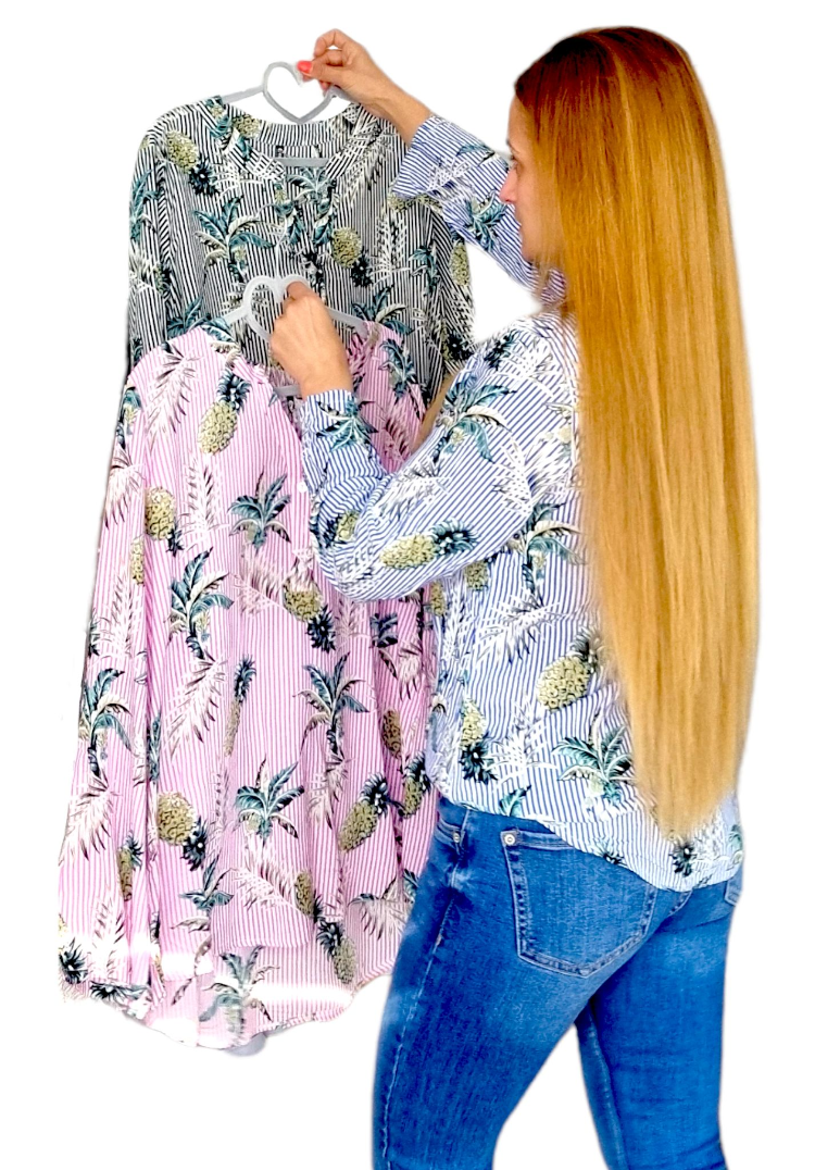 Blusa Ananas 🍍 M- 3XL Damen Blusen Ananas-50sale,ananas,black friday 2022,blusa,Blusa exclusiva,blusa piñas,blusas,blusas otoño,bluse,envios rapidos,envío express,envíos más rapidos,jersey exclusivo,liquidacion,pineapple,promo finde,rebajas invierno,rebajas noviembre,sale50,shipping europe,Switzerland sendung,todo al 50