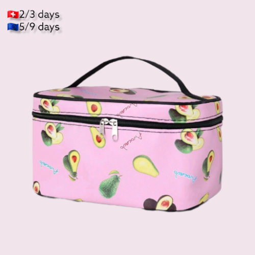 Neceser Aguacates | Kosmetiktasche AvocadoNeceser viaje estampado efecto piel El complemento perfecto para llevar nuestros cosméticos seguros en los viajes. Con interior impermeable que garantiza una gran protección cuando viajamos. Características: Neces