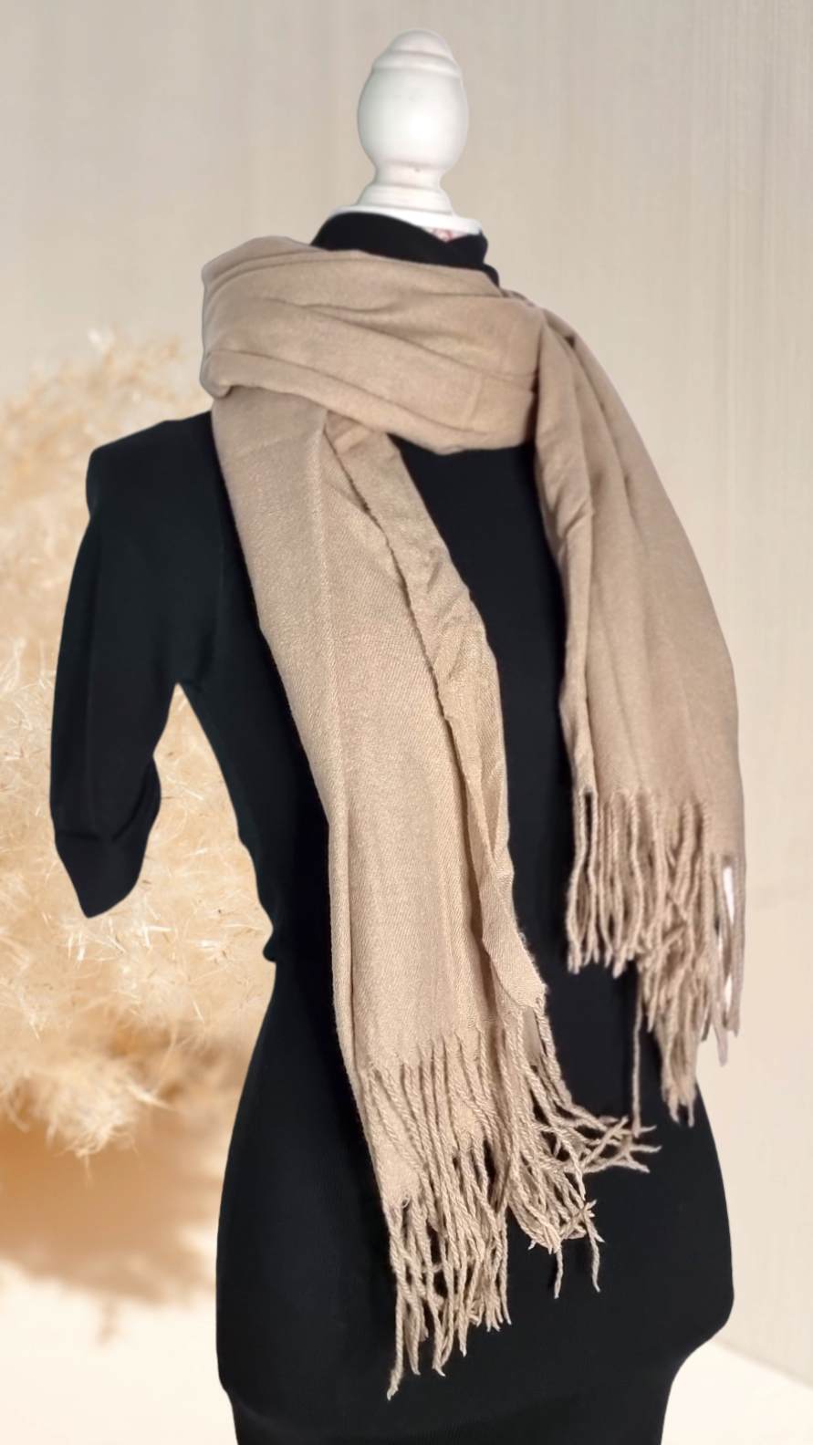 Bufanda Lisa XL 12 coloresBufanda XL lisa Bufandas XL extra suaves y calientes. Diseño liso y practico. Ideal como regalo 80% viscosa, 20% lana 170cm*60cm aproximadamente Envío: Suiza 2/4 días Europa 5/9 días