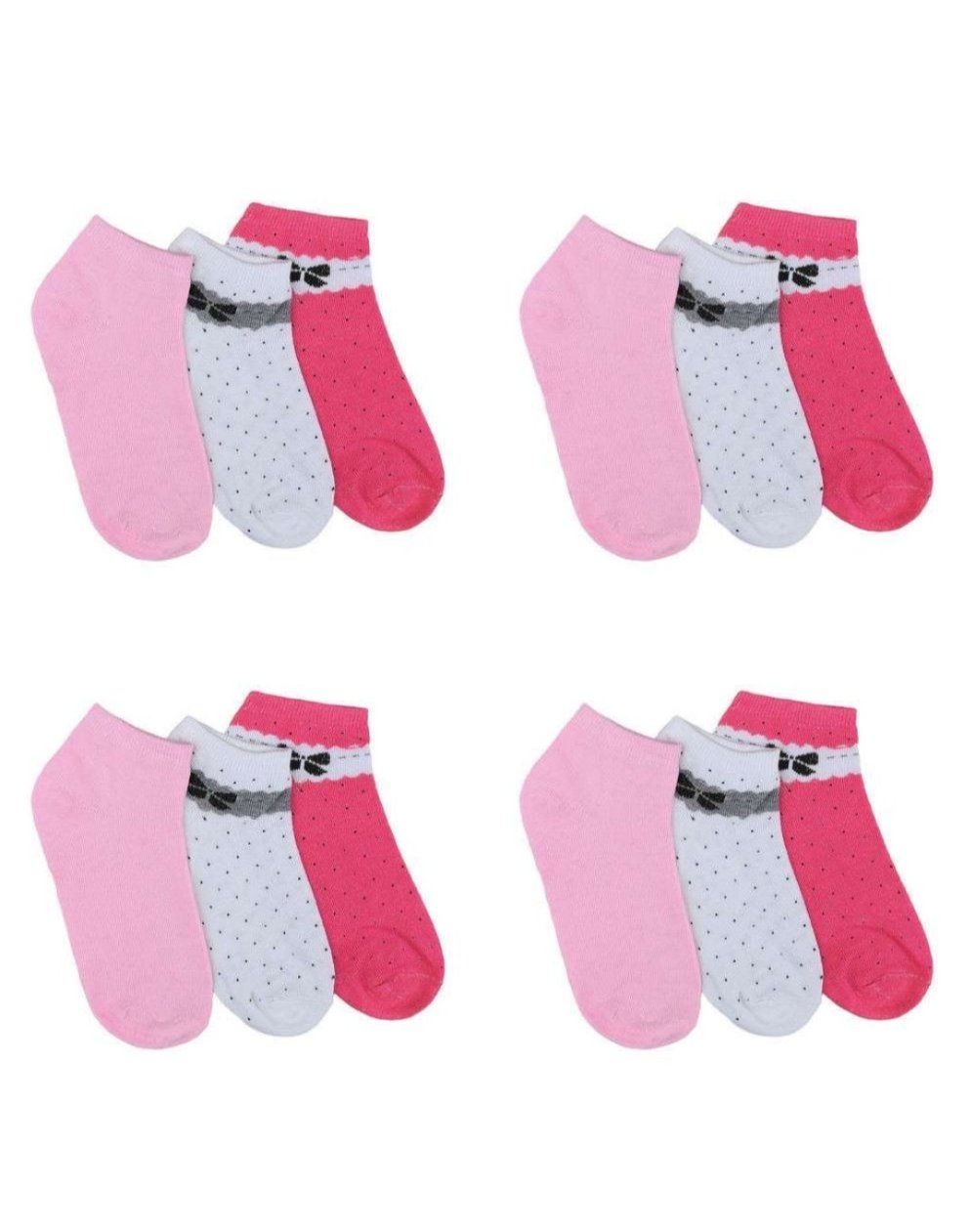 Promo! Set-3 pares Calcetines | Set 3 SockenCalcetines con diseño lazo Divertidos, bonitos y prácticos calcetines tobilleros. Material: 80 % algodón, 15 % poliéster, 5 % elastano Material: 80% Baumwolle, 15% Polyester, 5% Elasthan Talla única 35/40 Envío: