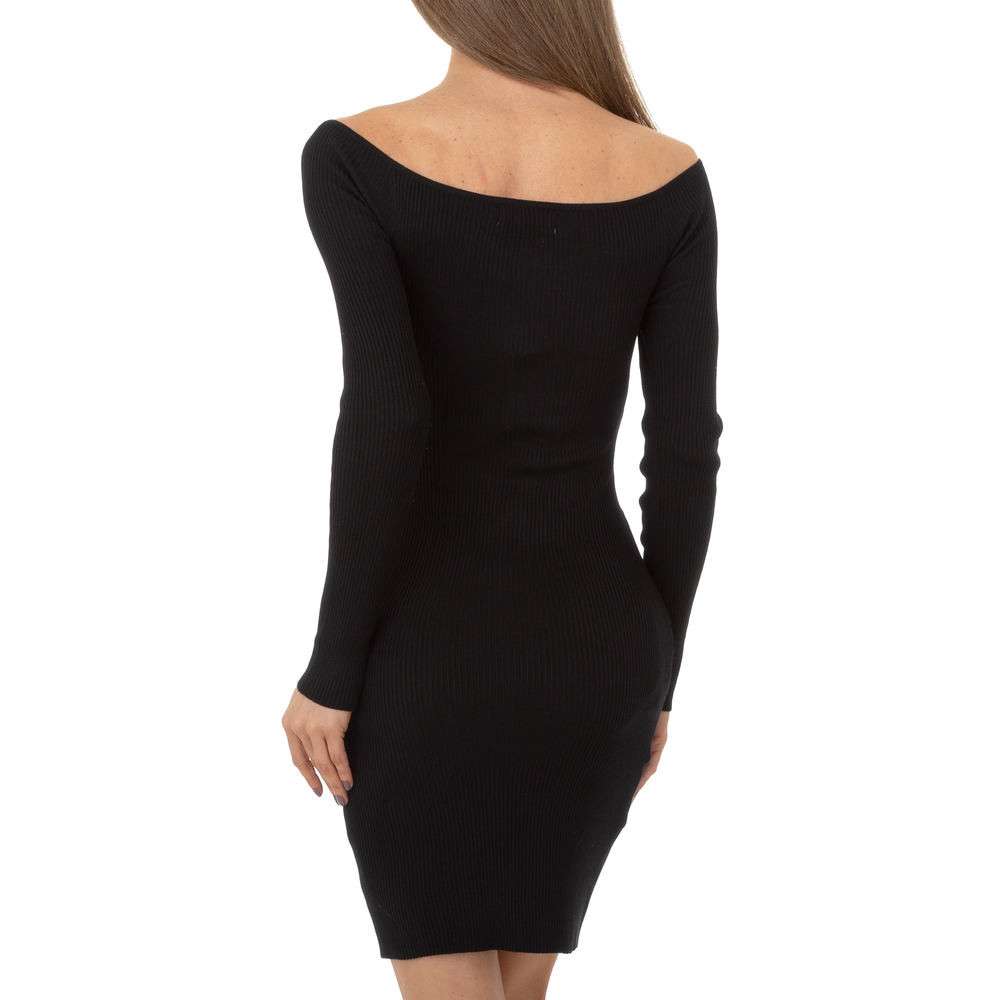 Vestido Acanalado ElianaVestido de punto elástico de canalé Crea tu estilo mas casual con este comodo vestido acanalado. Un vestido perfecto diario o para el fin de semana. Descripción: Material: 85% viscosa, 15% elastanoTalla única XS-L Nuestra modelo mi