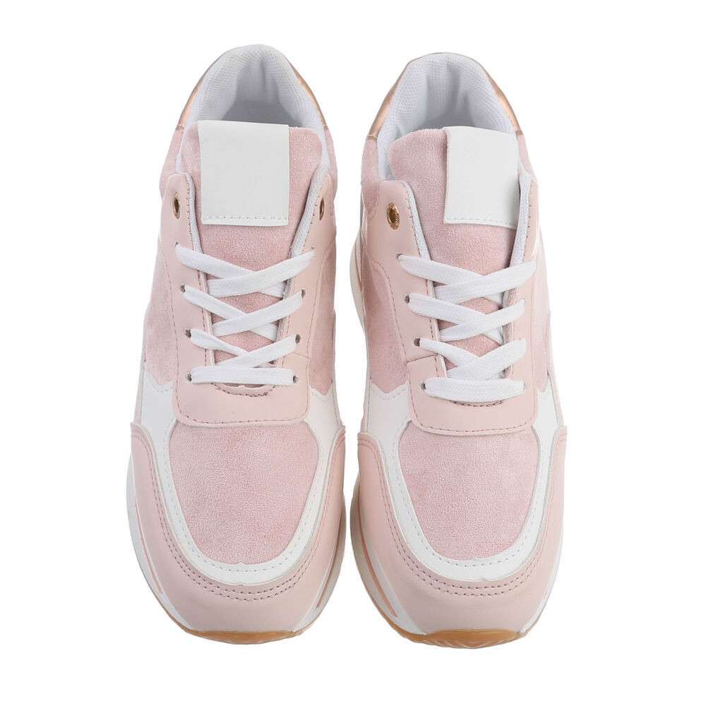 Zapatillas Eco Piel Ante Lilian PinkDeportivas Otoño Mujer Eco Piel Cómoda y con estilo? Claro que si! Nuestras zapatillas con cuña en tonos rosas y gold serán tus aliadas esta temporada. Las deportivas son un complemento perfecto para las mujeres que van