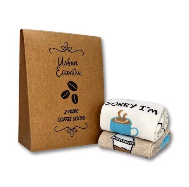 Set Calcetines Café Lovers | Kaffee SockenSet de regalo de calcetines Café Lovers Set de regalo amantes del café unisexSe adapta a tallas para hombres y mujeres del 36 al 432 pares de calcetines de algodón en una caja de regalo Composición de la fibra:Fra