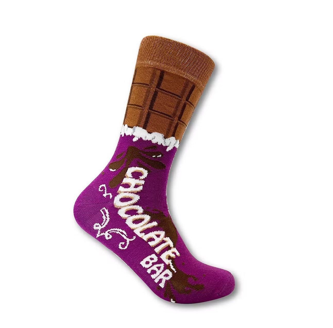 Calcetines Divertidos Tableta Chocolate | Crazy SockenCalcetines Divertidos Schoko-Socks Regala calcetines con diseños divertidos. Regalo ideal para navidad, cumpleaños... Set de barra de chocolate unisexSe adapta a tallas de hombre y mujer 36/45 europeo.