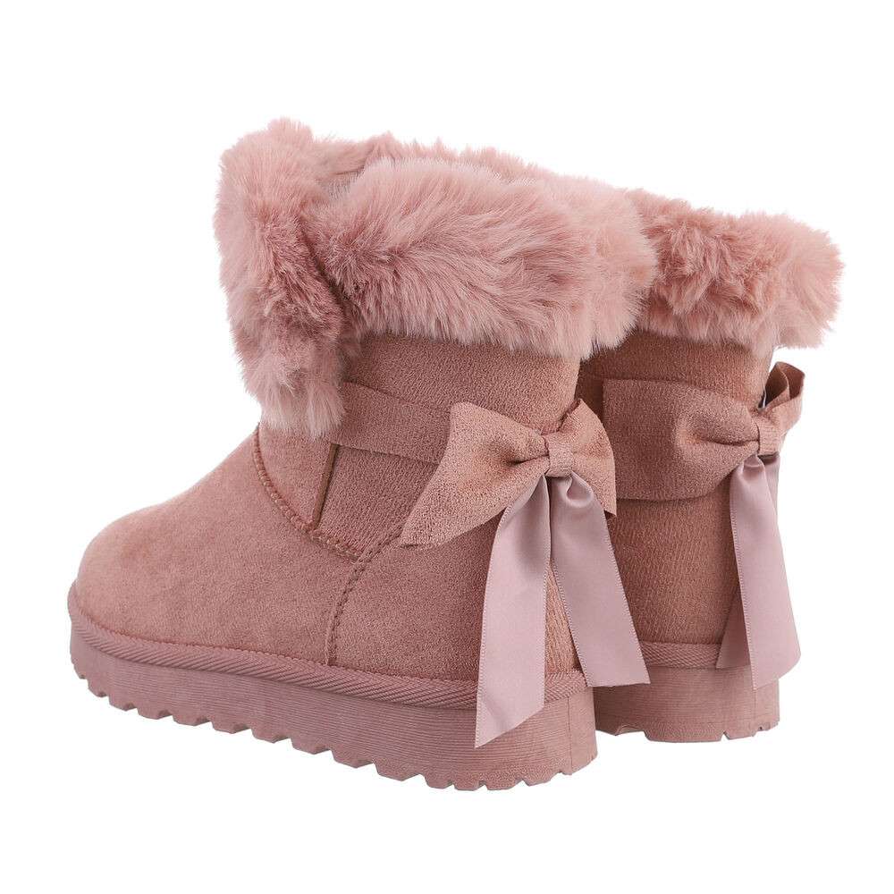 Calzado invierno mujer tendencia . botin rosa pmujer invierno. botas calientes para mujer