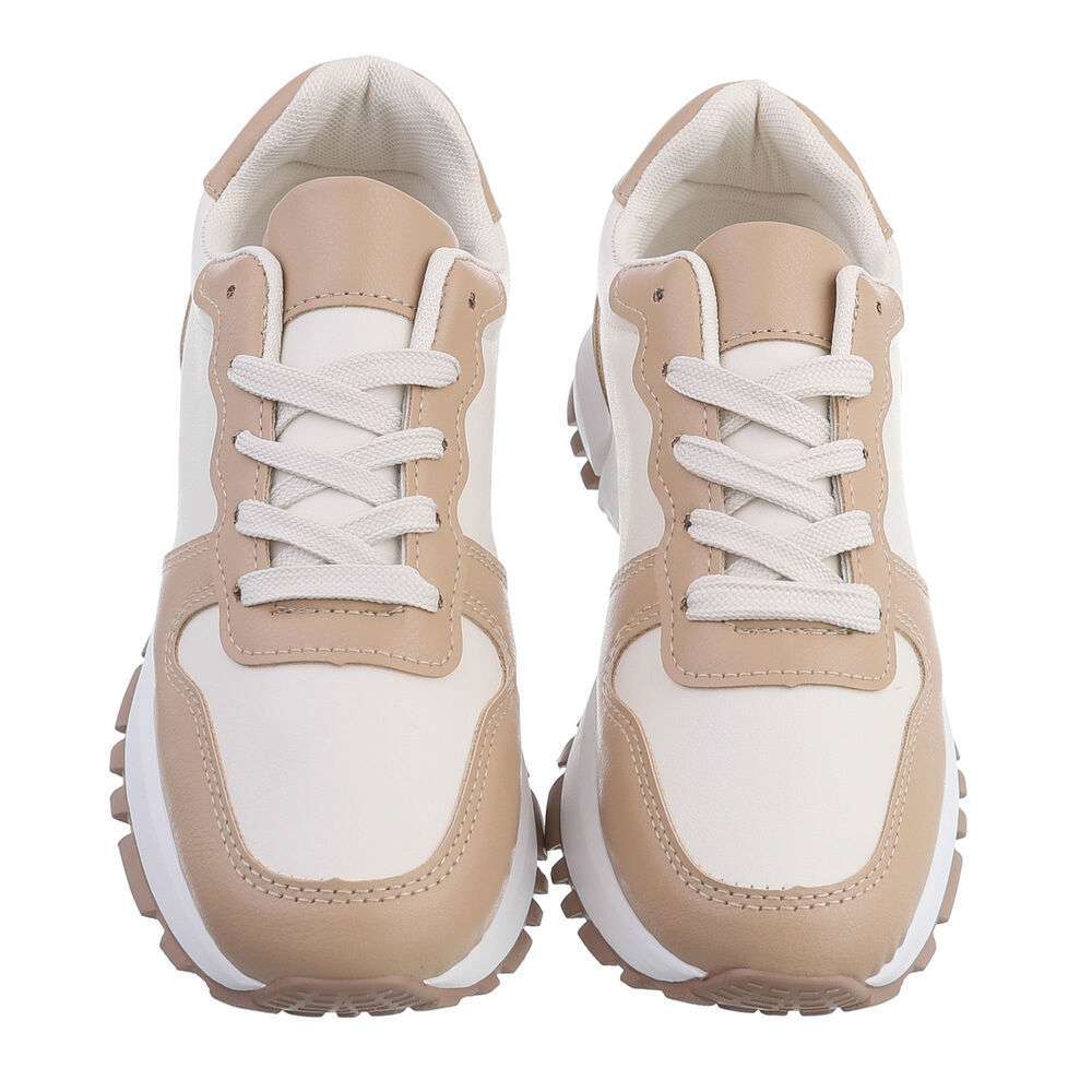 Zapatillas deportivas mujer beige eco piel CalaConsigue estilo y comodidad con nuestras deportiva Cala para mujer en beige Buscas zapatillas deportivas cómodas y elegantes?Tenemos justo lo que necesitas! Nuestras zapatillas deportivas en beige , fabricada