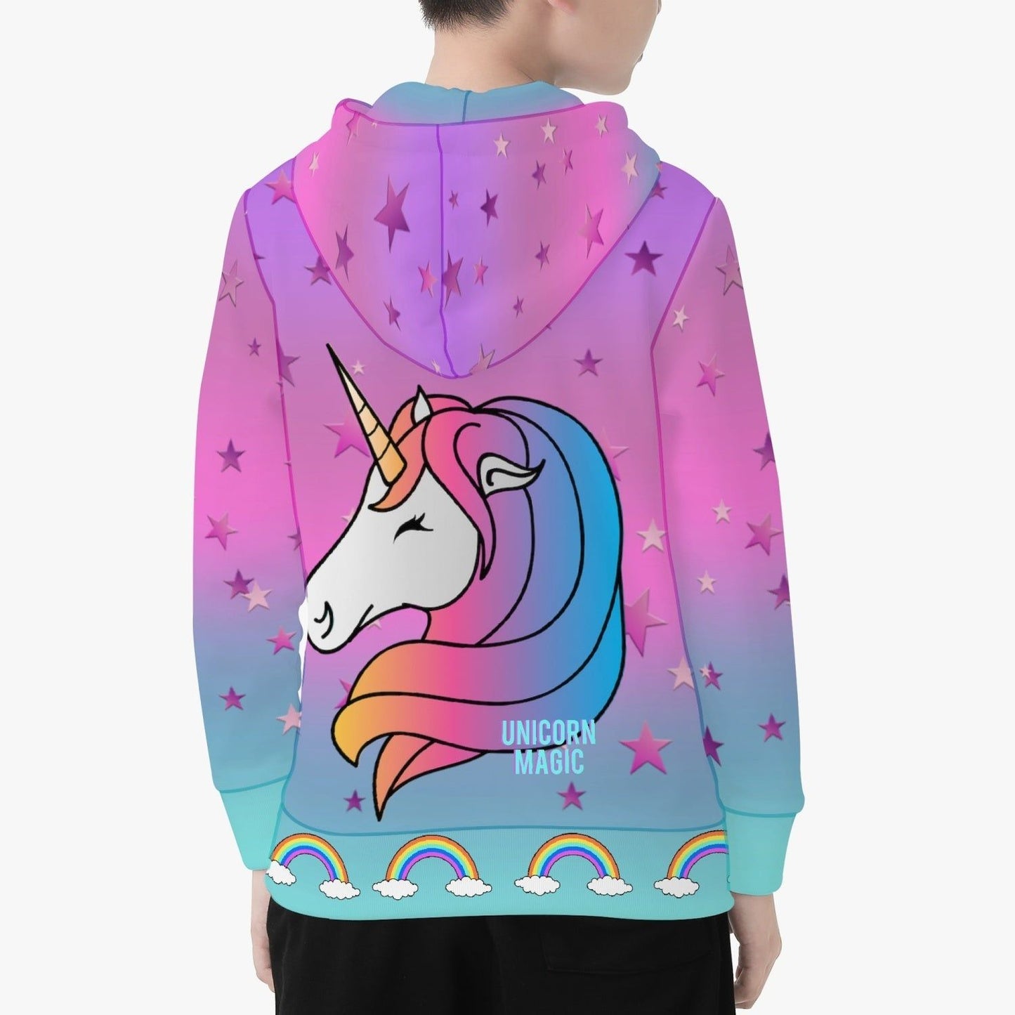 Sudadera de cremallera Unicorn Magic, por Nicole - •Original Shop •By Marta