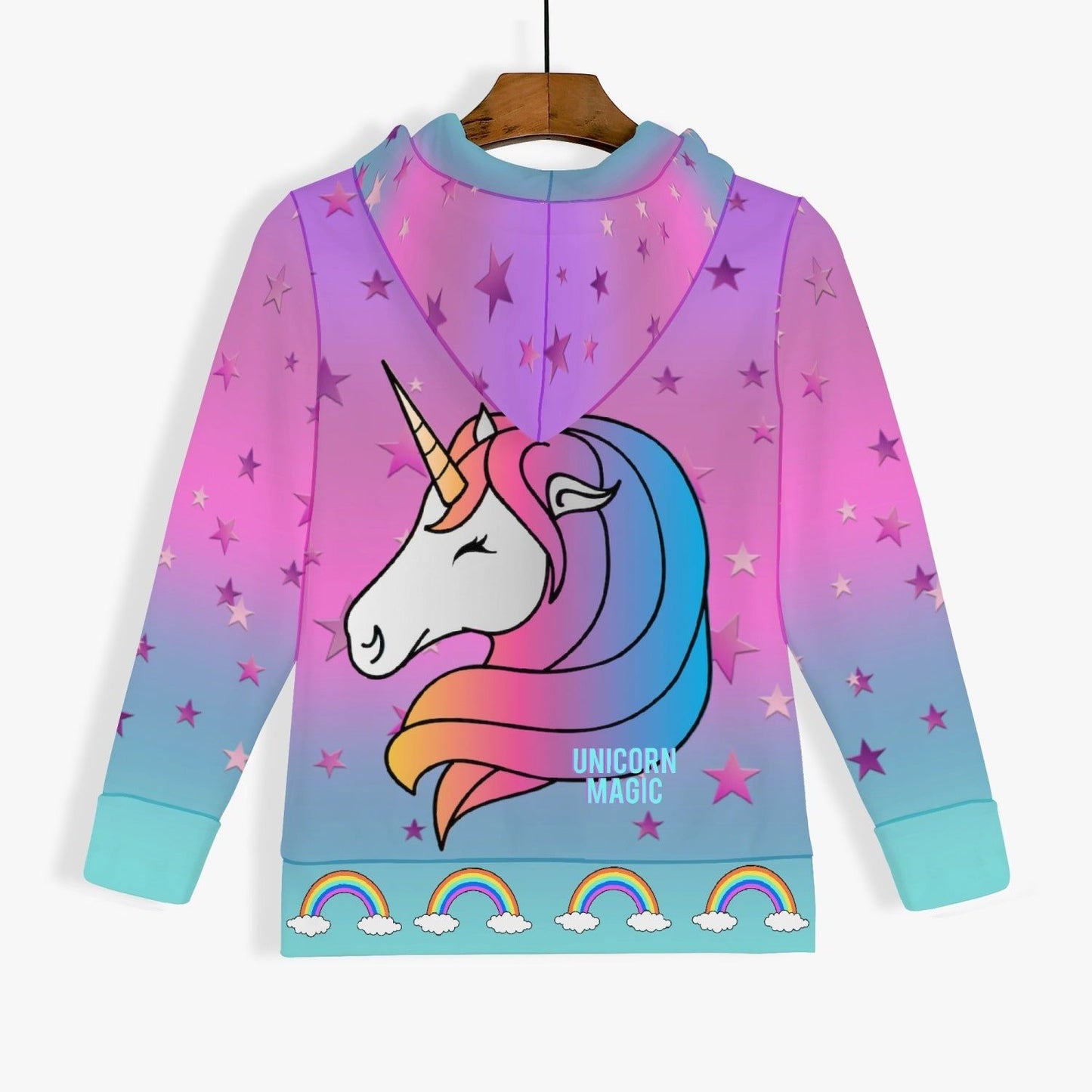 Sudadera de cremallera Unicorn Magic, por Nicole - •Original Shop •By Marta