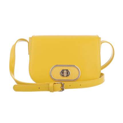 Bolso Triana Amarillo | Yellow Bag HandbagBolso Italiano de hombro cuero PU Material eco piel Medidas 23cm*10cm*15cm Altura de la correa para el hombro (cm): 30-60 Bandolera Bolsillos interiores: 1 Bolsillos interiores con cremallera: 1 Tipo de cierre: Ci